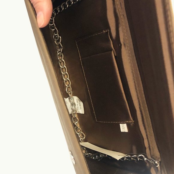 Brown Diax Evening Clutch | Handbag | Purse - Picture 4 of 6